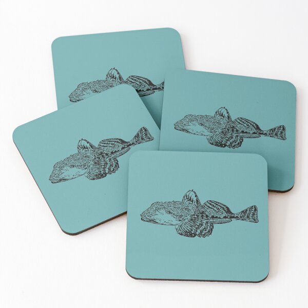 Item preview,   Black Longhorn Sculpin Print  designed and sold by designsasstultd.