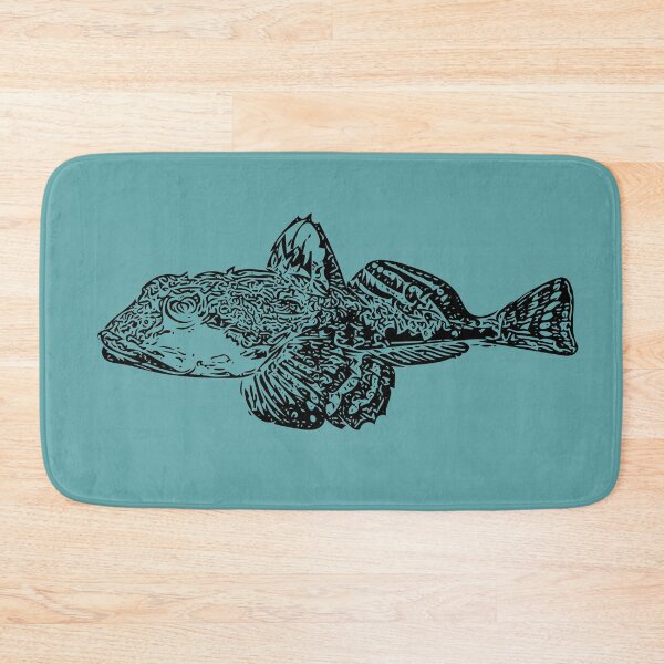 Item preview,   Black Longhorn Sculpin Print  designed and sold by designsasstultd.