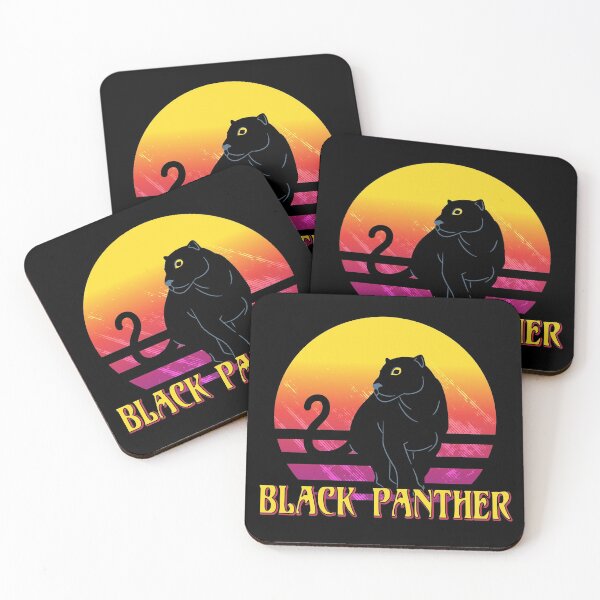 Item preview, Black panther retro sunset designed and sold by infleims.