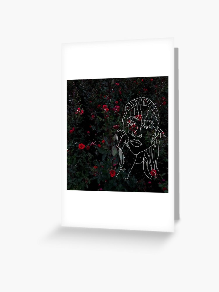 Girl In Red I Wanna Be Your Girlfriend Greeting Card By Charlottetsui Redbubble