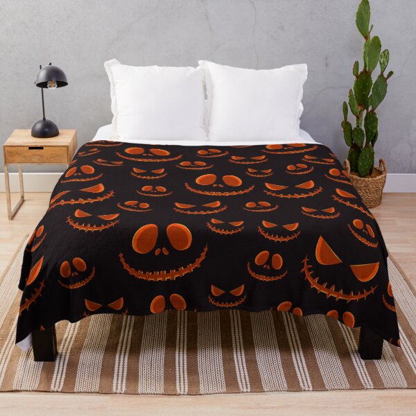 Item preview, Spooky Jack O Lanterns Halloween Pattern designed and sold by jpjournals.
