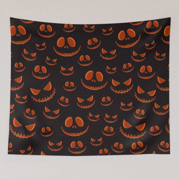 Item preview, Spooky Jack O Lanterns Halloween Pattern designed and sold by jpjournals.