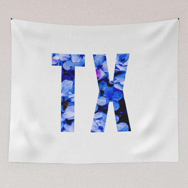 Item preview, Blue Floral TX  designed and sold by Shujii.