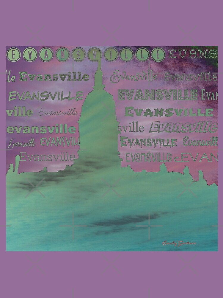 Evansville IN-Downtown Skyline-Old Courthouse by Matlgirl