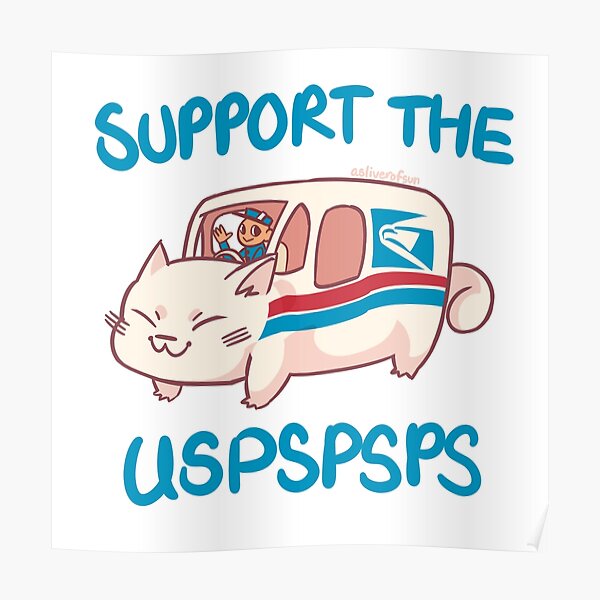 Support The Usps Posters Redbubble