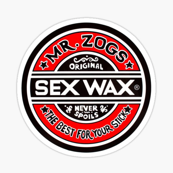 Surfboard wax design Sticker