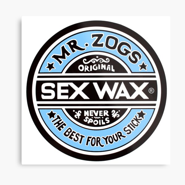 Surfboard wax design Metal Print