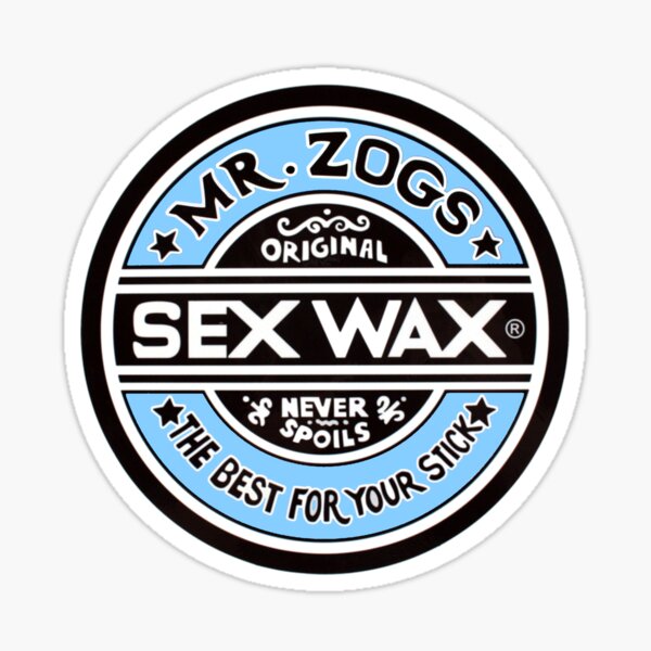 Surfboard wax design Sticker