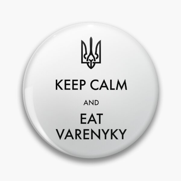 Item preview, Ukrainian quote, keep calm and eat Varenyky designed and sold by PeachAndPatches.