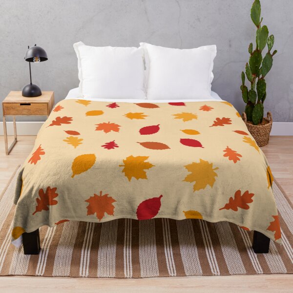 Item preview, Autumn Fall Leaves Print Pattern designed and sold by Flip & Flop.