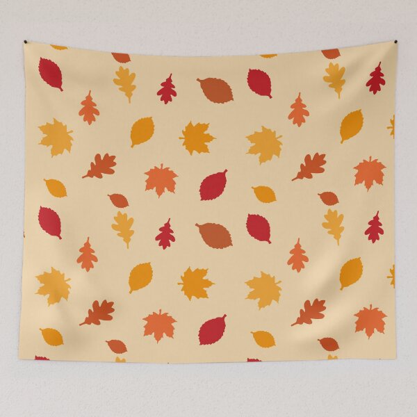 Item preview, Autumn Fall Leaves Print Pattern designed and sold by Flip & Flop.
