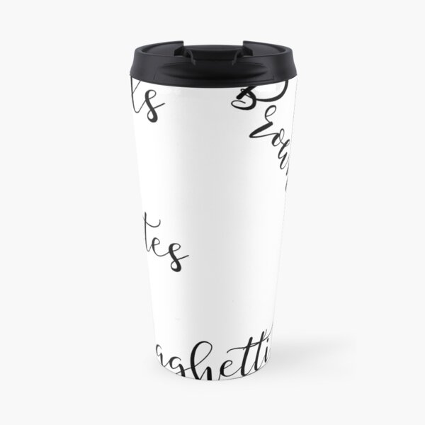 Pack of Food Labels Travel Mug