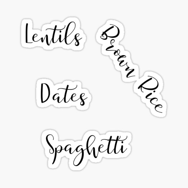 Item preview, Pack of Food Labels  designed and sold by diverseidentity.