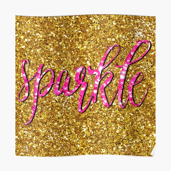 Gold Glitter Star Posters for Sale | Redbubble