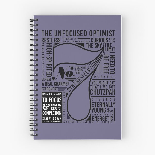 Item preview, Enneagram 7 personality traits graphic designed and sold by Bless-Up-Store.