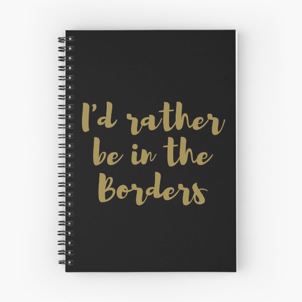 Aperçu de l'œuvre I'd rather be in the Borders créée et vendue par yourscotborders.