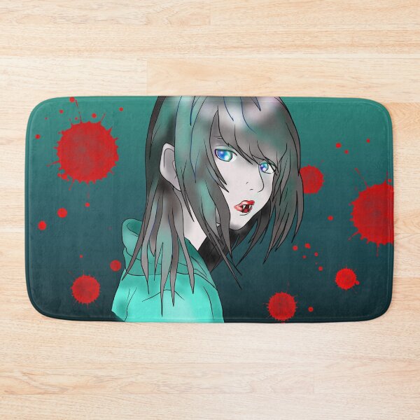 Item preview, Anime teenage vampire in green designed and sold by CuisineCat.