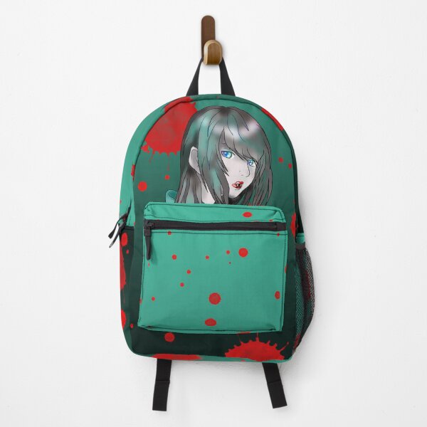 Item preview, Anime teenage vampire in green designed and sold by CuisineCat.