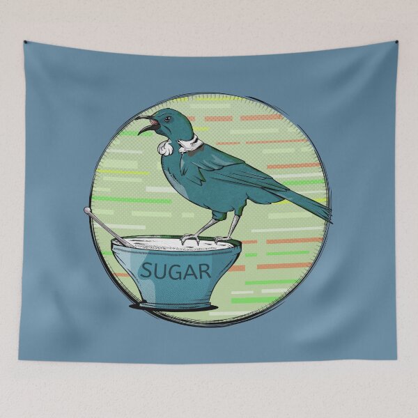 Item preview, Tui NZ bird designed and sold by piedaydesigns.