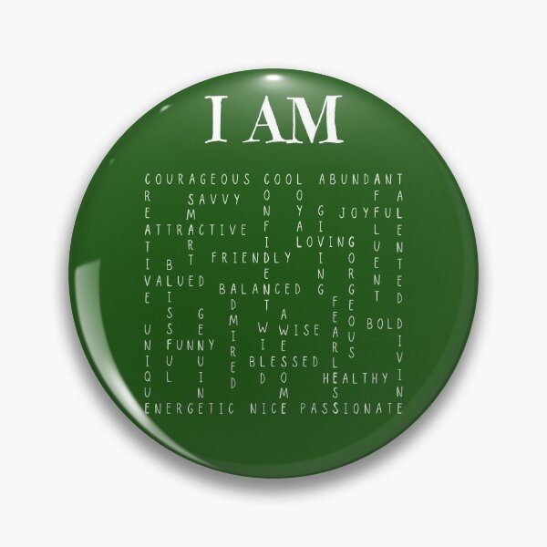Item preview, I Am Affirmations 2.0: Green Selection designed and sold by Intuitive Engines Apparel Co..