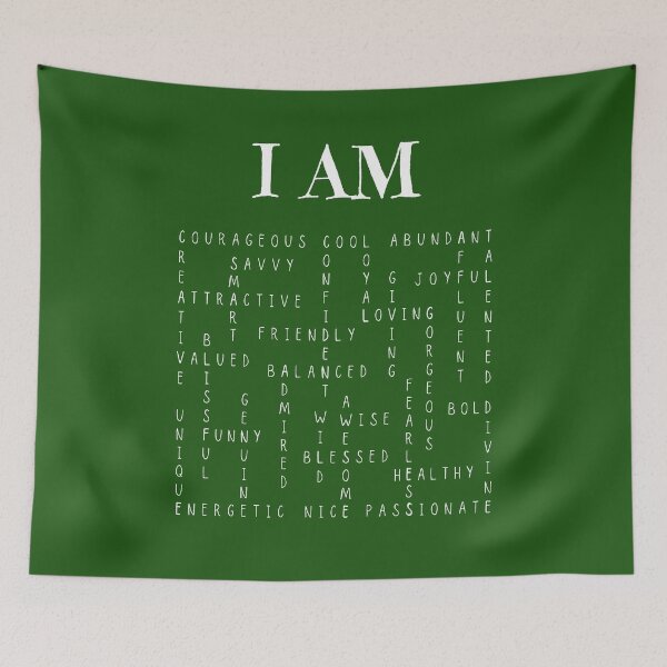 Item preview, I Am Affirmations 2.0: Green Selection designed and sold by Intuitive Engines Apparel Co..