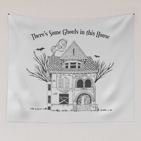 Item preview, There's Some Ghouls in this House, Halloween Ghost House designed and sold by minstore.