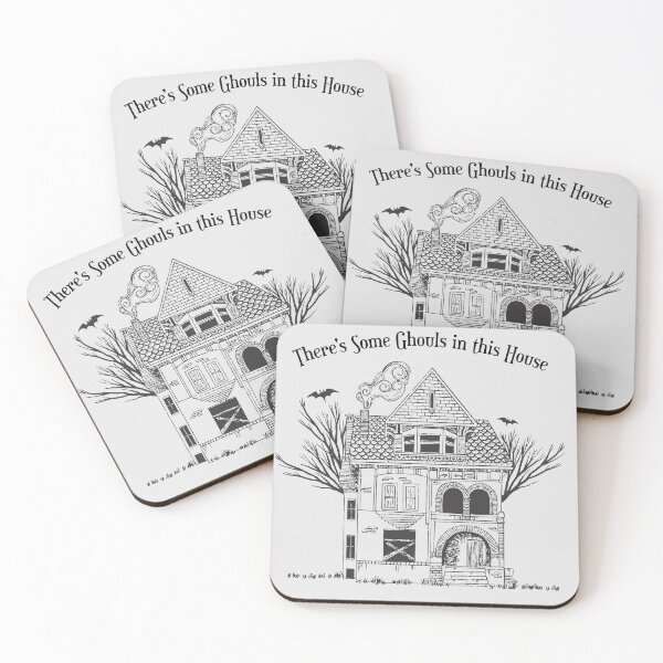 Item preview, There's Some Ghouls in this House, Halloween Ghost House designed and sold by minstore.