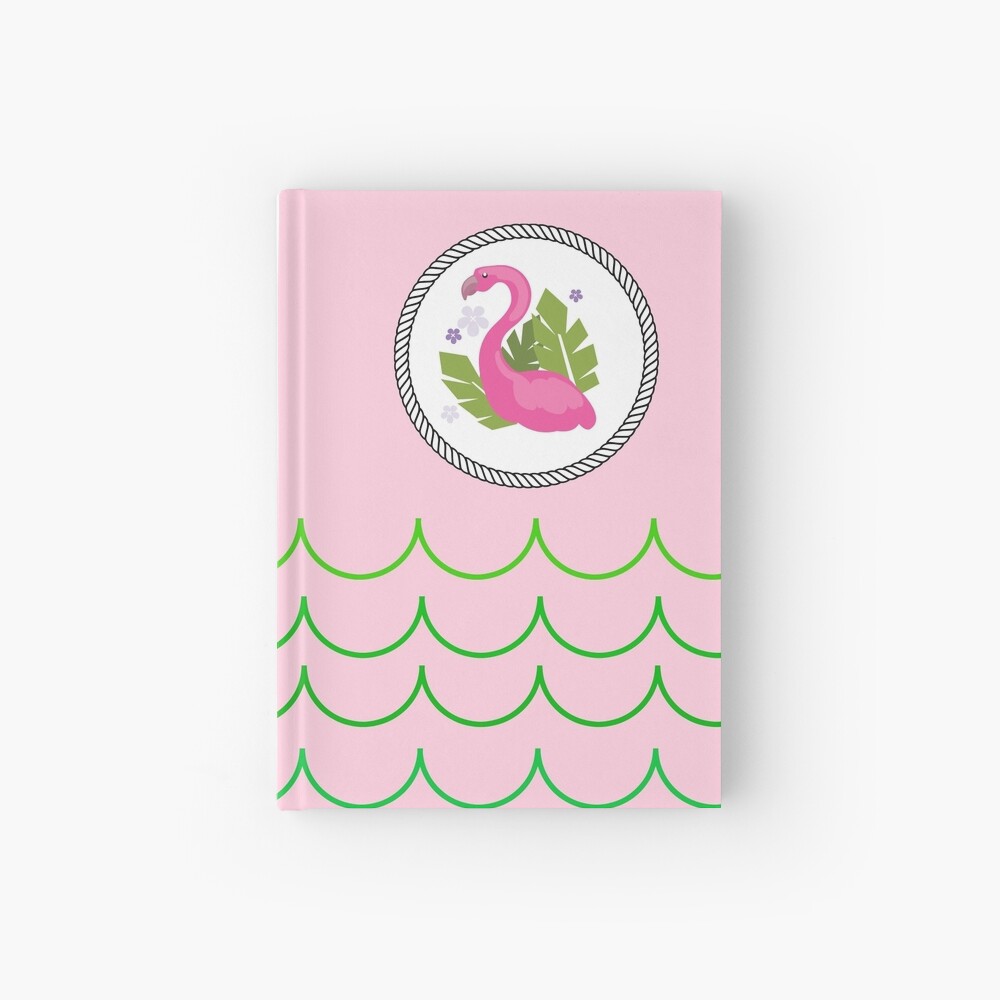 The Pink Flamingo-Flamingo-Florida Flamingo Hardcover Journal