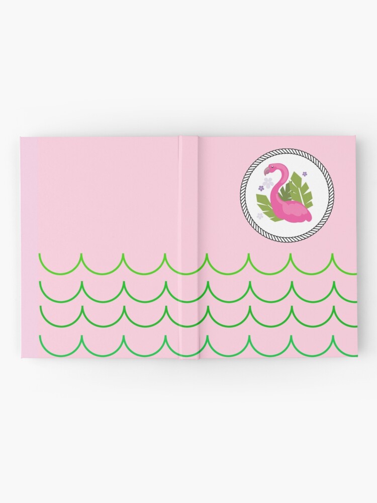 Alternate view of The Pink Flamingo-Flamingo-Florida Flamingo Hardcover Journal