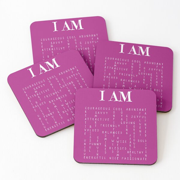 Item preview, I Am Affirmations 2.0: Purple Selection designed and sold by Intuitive Engines Apparel Co..
