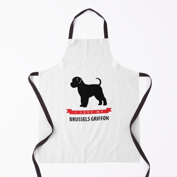 I Love My Brussels Griffon Apron