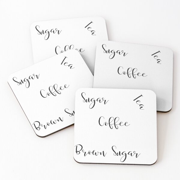 Item preview, Pack of Kitchen Tea Coffee Sugar Labels  designed and sold by diverseidentity.