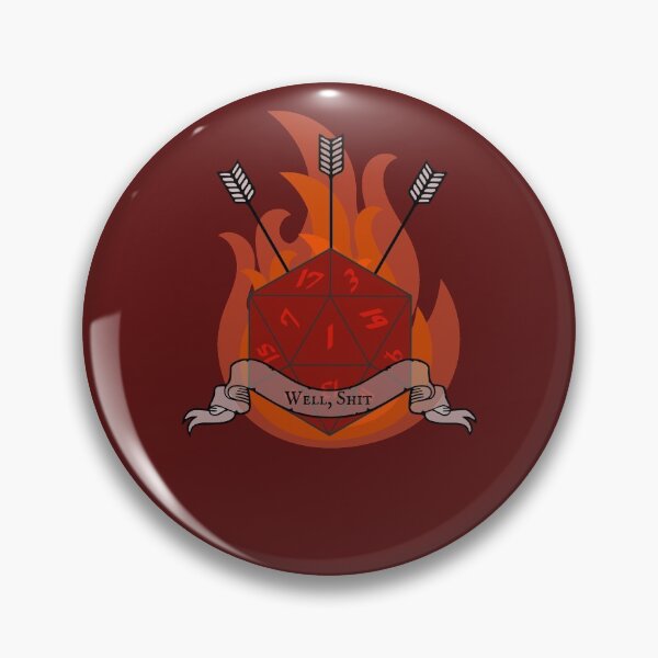 Item preview, Nat 1 “Well, Shit” Dice  designed and sold by diagonali.