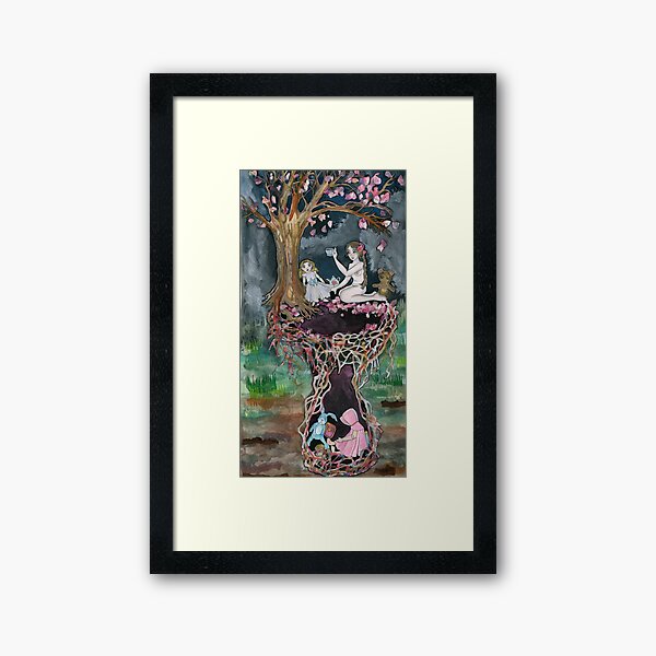 Magnolia Tea Party Framed Art Print