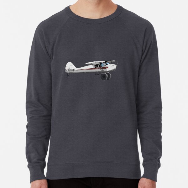 Taylorcraft Red and White Lightweight Sweatshirt