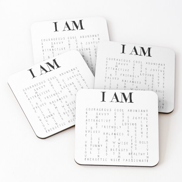 Item preview, I Am Affirmations 2.0: White Selection designed and sold by Intuitive Engines Apparel Co..