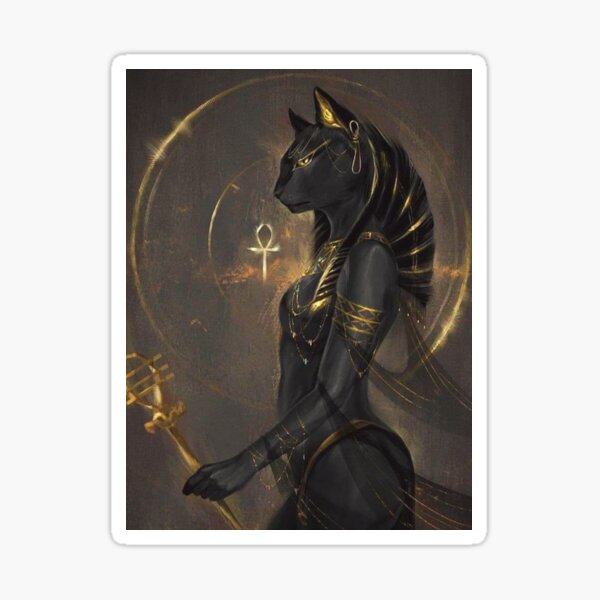 Vista previa del artículo con la obra «Bastet», diseñado y vendido por Egyptology.