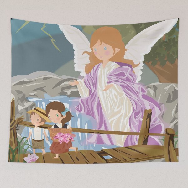 Item preview, Guardian Angel with children  designed and sold by AlMAO2O.