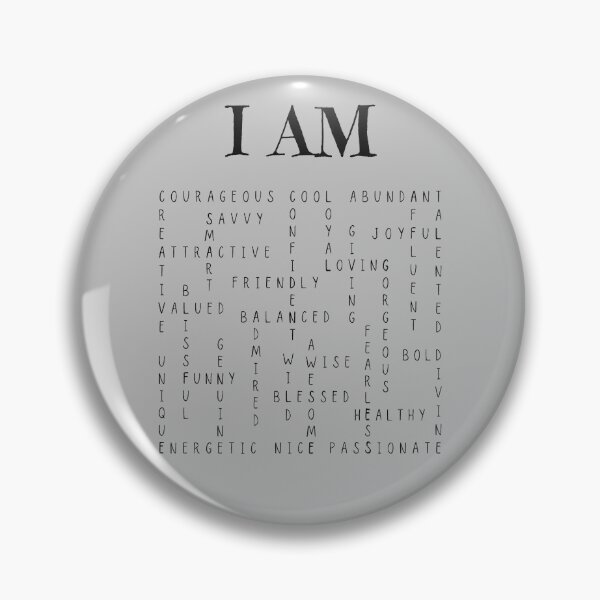 Item preview, I Am Affirmations 2.0: Gray Selection designed and sold by Intuitive Engines Apparel Co..