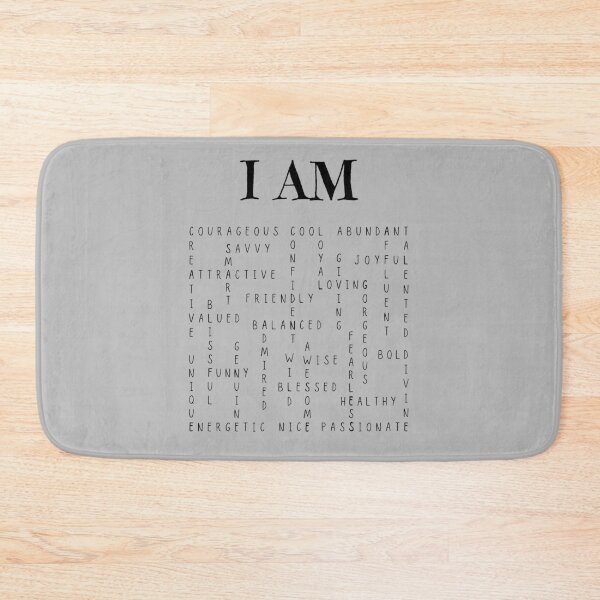 Item preview, I Am Affirmations 2.0: Gray Selection designed and sold by Intuitive Engines Apparel Co..