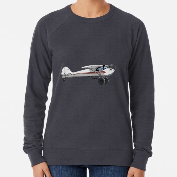 Taylorcraft Orange and White Lightweight Sweatshirt