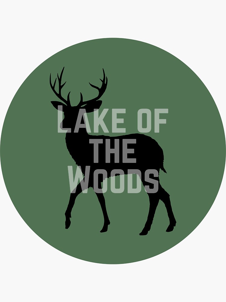 "Lake of the Woods" Sticker for Sale by Kinser101 Redbubble