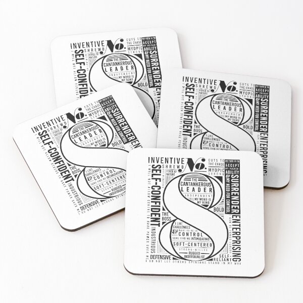 Item preview, Enneagram 8 personality traits graphic designed and sold by Bless-Up-Store.