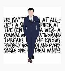 James Moriarty Photographic Print