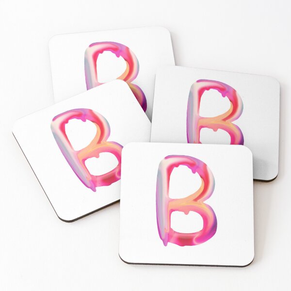 Item preview, Letter B Pink Dripping Paint  designed and sold by Krafty  Arts Studio.