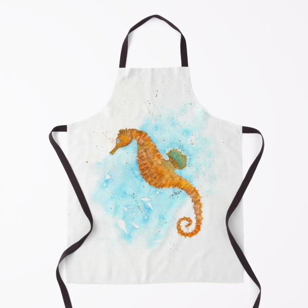 Item preview, Floating Golden Seahorse designed and sold by karen curinga.