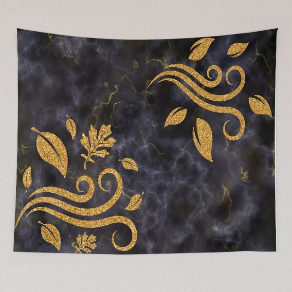 Item preview, Marbled Smoke look with Gold Glitter effect Face Mask, Laptop Sticker, Mug designed and sold by WOW TeesAndThings.