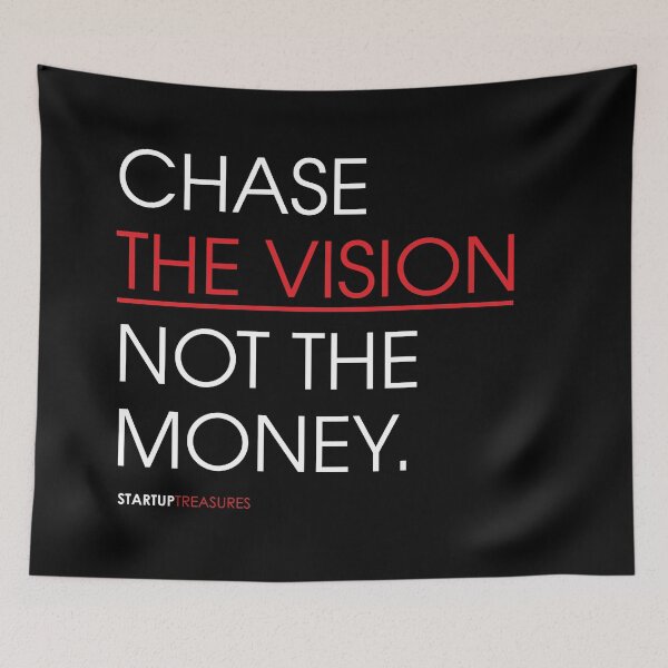 Item preview, Chase the Vision not the Money, Startup Quote, Startup Motivation, Business Quotes, Business Motivation, Entrepreneur Motivation, Business, Entrepreneurs, Money,  designed and sold by rigisdesign.