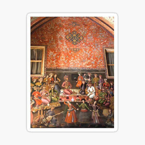 Mural in Naghshe Jahan Sticker