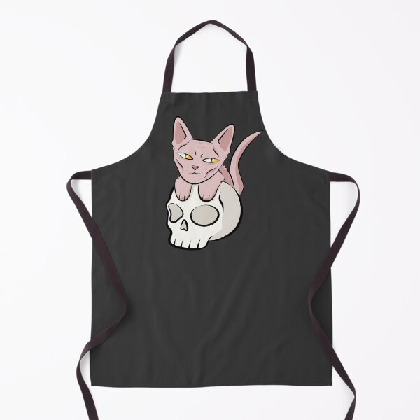Item preview, Sphinx cat playing with skull designed and sold by WildRose271.